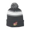 Stripe Pom Pom Beanie Thumbnail