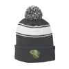 Stripe Pom Pom Beanie Thumbnail
