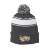 Stripe Pom Pom Beanie Thumbnail