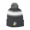 Stripe Pom Pom Beanie Thumbnail
