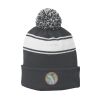 Stripe Pom Pom Beanie Thumbnail