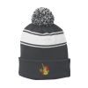 Stripe Pom Pom Beanie Thumbnail