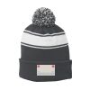 Stripe Pom Pom Beanie Thumbnail