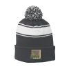 Stripe Pom Pom Beanie Thumbnail