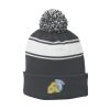 Stripe Pom Pom Beanie Thumbnail