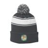 Stripe Pom Pom Beanie Thumbnail