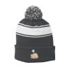 Stripe Pom Pom Beanie Thumbnail
