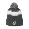 Stripe Pom Pom Beanie Thumbnail