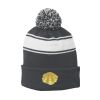 Stripe Pom Pom Beanie Thumbnail