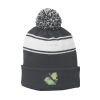 Stripe Pom Pom Beanie Thumbnail
