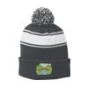Stripe Pom Pom Beanie Thumbnail
