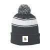 Stripe Pom Pom Beanie Thumbnail