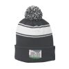 Stripe Pom Pom Beanie Thumbnail