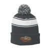 Stripe Pom Pom Beanie Thumbnail