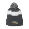 Stripe Pom Pom Beanie Thumbnail