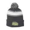 Stripe Pom Pom Beanie Thumbnail