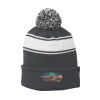 Stripe Pom Pom Beanie Thumbnail