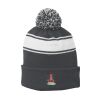Stripe Pom Pom Beanie Thumbnail