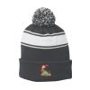Stripe Pom Pom Beanie Thumbnail