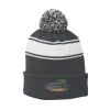 Stripe Pom Pom Beanie Thumbnail