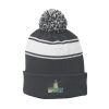 Stripe Pom Pom Beanie Thumbnail