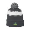 Stripe Pom Pom Beanie Thumbnail