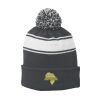 Stripe Pom Pom Beanie Thumbnail
