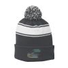 Stripe Pom Pom Beanie Thumbnail