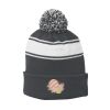 Stripe Pom Pom Beanie Thumbnail