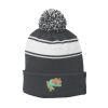Stripe Pom Pom Beanie Thumbnail