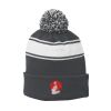 Stripe Pom Pom Beanie Thumbnail