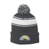 Stripe Pom Pom Beanie Thumbnail