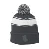Stripe Pom Pom Beanie Thumbnail