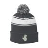 Stripe Pom Pom Beanie Thumbnail