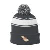 Stripe Pom Pom Beanie Thumbnail