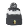 Stripe Pom Pom Beanie Thumbnail