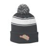 Stripe Pom Pom Beanie Thumbnail