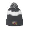 Stripe Pom Pom Beanie Thumbnail