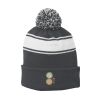 Stripe Pom Pom Beanie Thumbnail