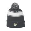 Stripe Pom Pom Beanie Thumbnail