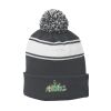 Stripe Pom Pom Beanie Thumbnail