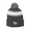 Stripe Pom Pom Beanie Thumbnail