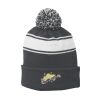 Stripe Pom Pom Beanie Thumbnail