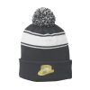 Stripe Pom Pom Beanie Thumbnail