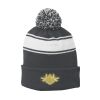 Stripe Pom Pom Beanie Thumbnail