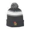 Stripe Pom Pom Beanie Thumbnail