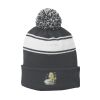 Stripe Pom Pom Beanie Thumbnail