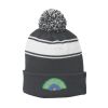 Stripe Pom Pom Beanie Thumbnail