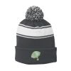 Stripe Pom Pom Beanie Thumbnail