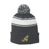 Stripe Pom Pom Beanie Thumbnail